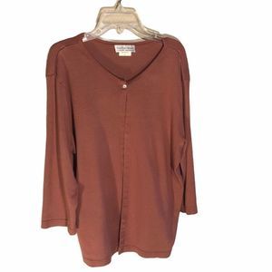 Motherwear rosy one button l/s cardigan